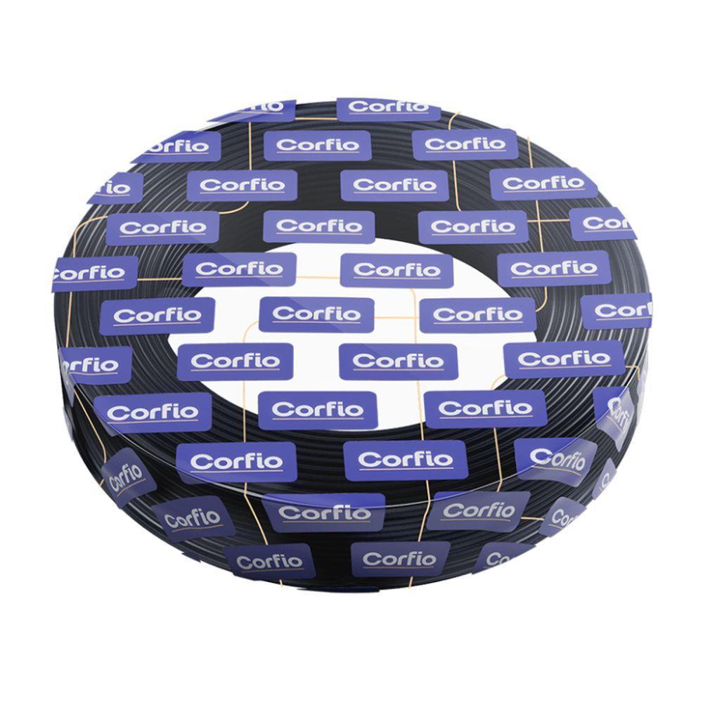 Rolo Com 100m De Cabo De Cobre 750v 4mm² Preto - Corfio - 1