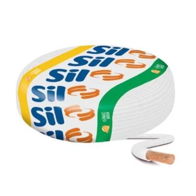 Rolo Cabo Flexível 750v 1,50mm 100 Metros Branco Sil