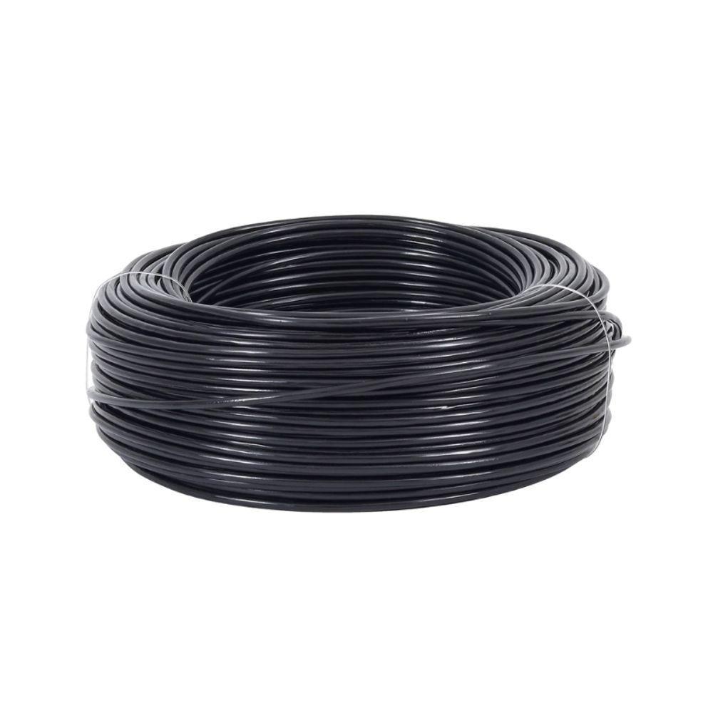 Rolo Cabo Flexível 750v 6mm 100 Metros Preto Sil - 2