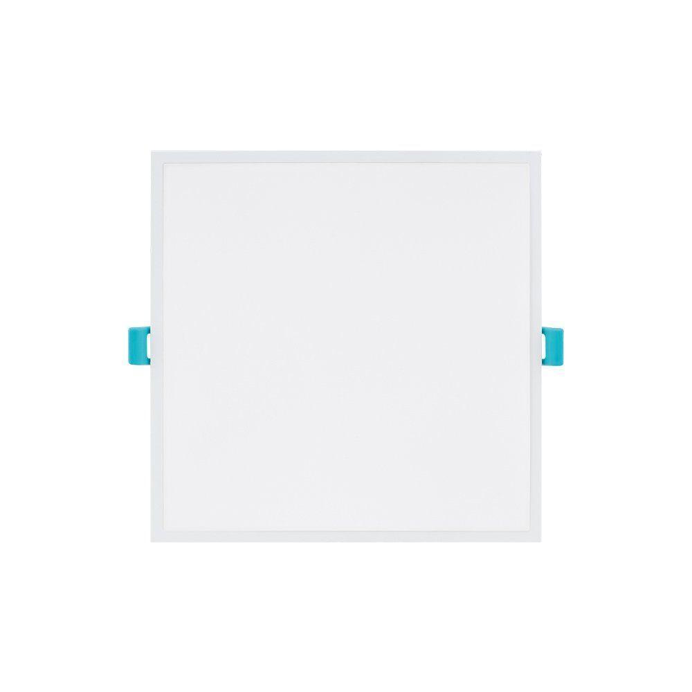 Painel De Led Embutir Stella Edge Quadrado 20x20cm 14w Branco - 4000k - Luz Neutra - 1
