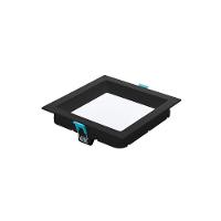 Painel De Led Embutir Stella Deep Quadrado 16x16cm Recuado 12w Preto - 4000k - Luz Neutra - 2