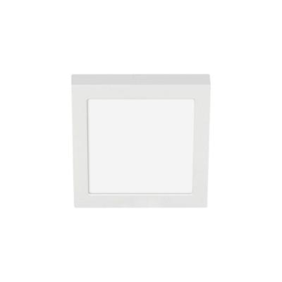 Painel De Led Sobrepor Stella Eco Quadrado 16x16cm 12w Branco - 3000k - Luz Amarela