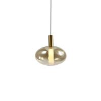 Lustre Pendente Skylight Spia 4090 19cm Led Bivolt Dourado E âmbar - 1