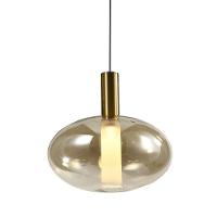 Lustre Pendente Skylight Spia 4090 19cm Led Bivolt Dourado E âmbar - 2