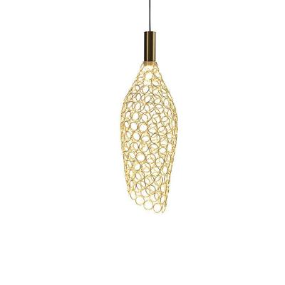 Lustre Pendente Skylight Honey 4091s 40cm Led Bivolt Dourado