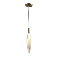 Lustre Pendente Skylight Pencil 4096 43cm Led Bivolt Dourado E Transparente - 3