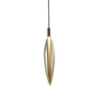 Lustre Pendente Skylight Pencil 4097 54cm Led Bivolt Dourado E âmbar - 2