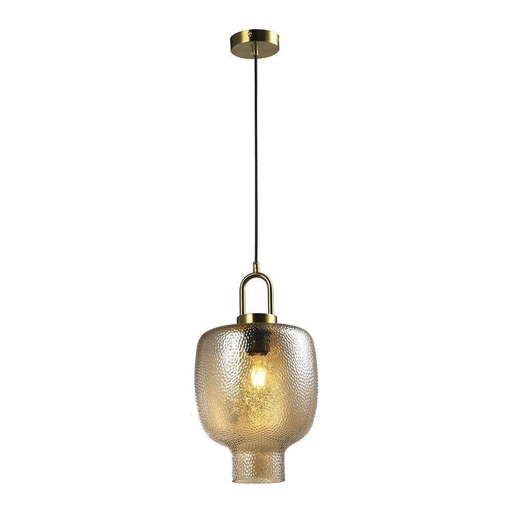 Lustre Pendente Skylight Antiq 4093 40cm E27 Bivolt Dourado E âmbar - 3