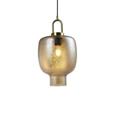 Lustre Pendente Skylight Antiq 4093 40cm E27 Bivolt Dourado E âmbar