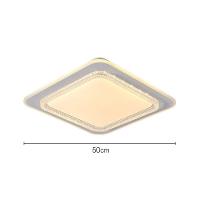 Plafon Skylight Queenstown 4081 Led Bivolt Branco / Transparente - 5
