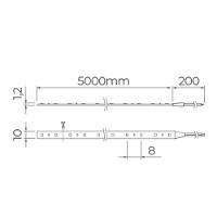 Fita De Led Stella Full Led Pro Com 5 Metros Alto Irc 97 19w 24v 3000k - Luz Amarela - 2