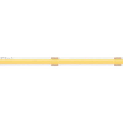 Fita De Led Stella Cob All Light Pro Com 10 Metros Alto Irc 95 10w 24v 3000k - Luz Amarela