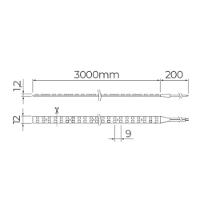 Fita De Led Stella Full Led Pro Com 3 Metros Alto Irc 97 30w 24v 2700k - Luz Amarela - 2