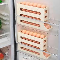 Organizador De Ovos Para Geladeira - Capacidade Para 30 Ovos, Praticidade E Economia De Espaço