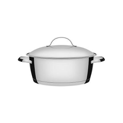 Caçarola Rasa Fundo Triplotramontina Allegra 62653240 Inox único