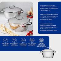 Caçarola Funda Fundo Triplotramontina Allegra 62654220 Inox único