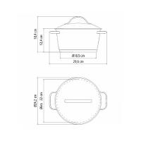 Caçarola Funda Fundo Triplotramontina Allegra 62654220 Inox único - 7