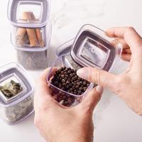 Potes Herméticos Para Temperos - Conjunto Com 12 Unidades De 150ml Para Organizar Sua Cozinha - 5