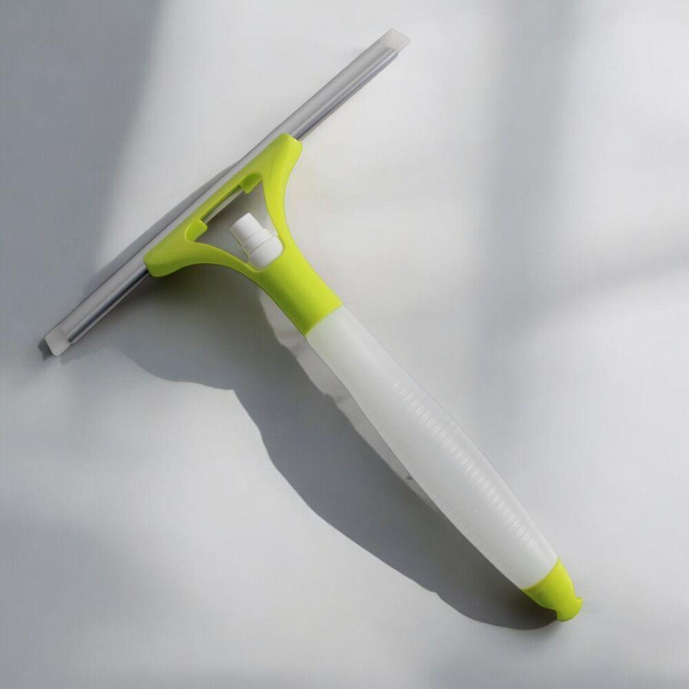 Rodo De Janela Prático Com Spray Antiferrugem - Elegância Em Branco E Verde - 2