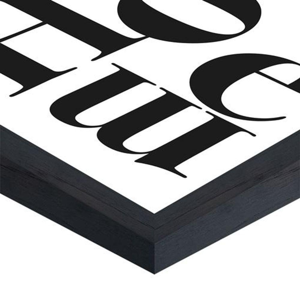 Quadro Decorativo Elegante 24x24 Cm Com Moldura Para Todos Os Ambientes - 5