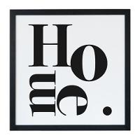 Quadro Decorativo Elegante 24x24 Cm Com Moldura Para Todos Os Ambientes