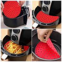 Tapete Antifrada De Silicone Para Airfryer ø20cm - Cozinha Prática E Sem Grude - 2