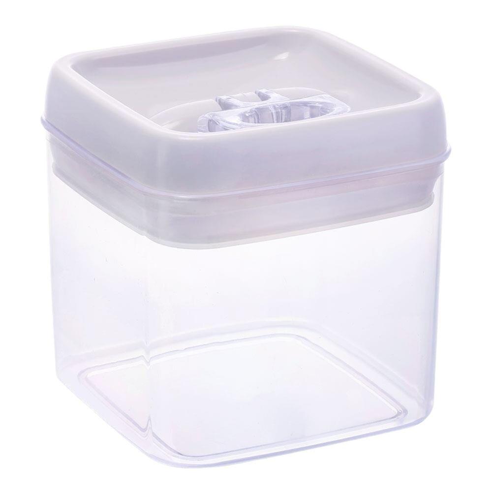 Pote Hermético Quadrado 1000ml Com Alça - Organize Sua Cozinha Com Estilo! - 1