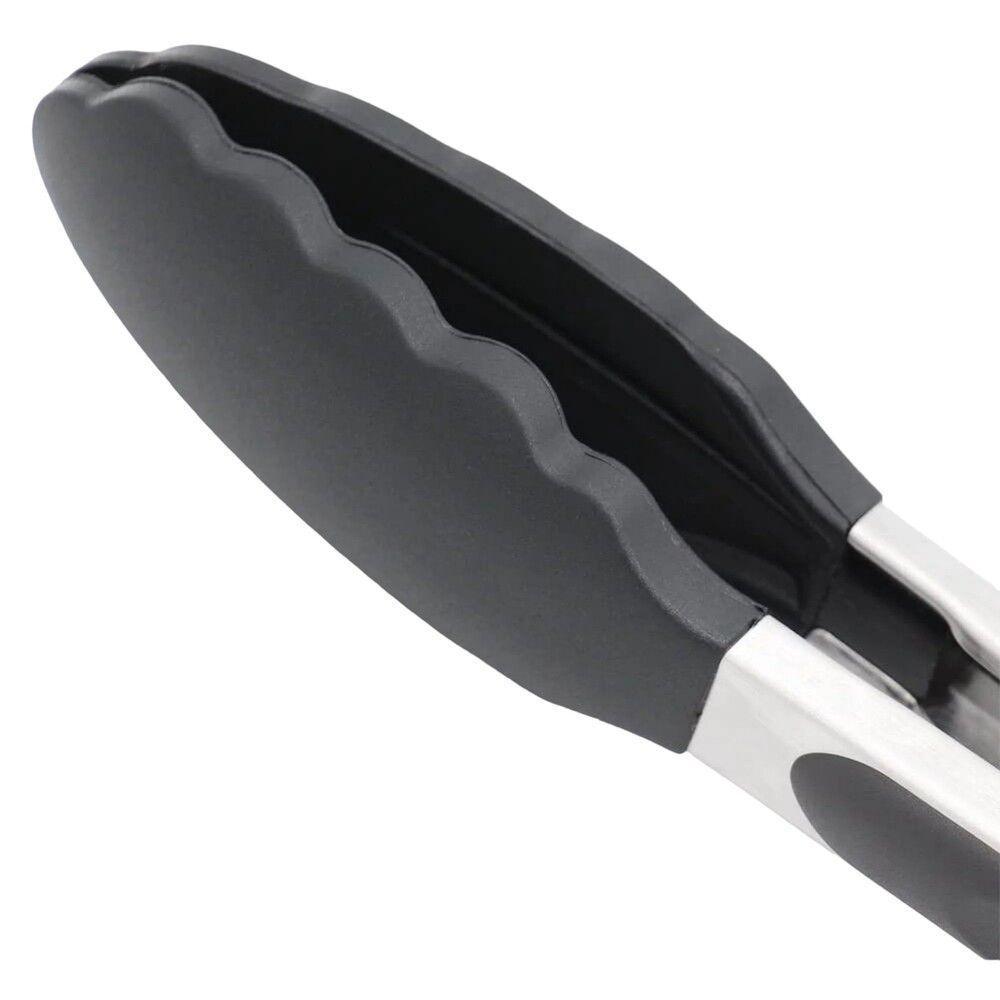 Pinça De Silicone Premium - 27cm Para Cozinha E Artesanato Em Cinza Moderno - 2