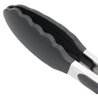 Pinça De Silicone Premium - 27cm Para Cozinha E Artesanato Em Cinza Moderno - 2