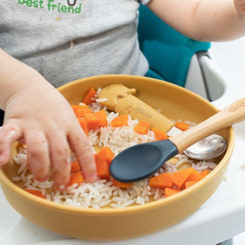 Prato De Silicone Flexível Leão Marin - Diversão E Segurança Nas Refeições! - 1