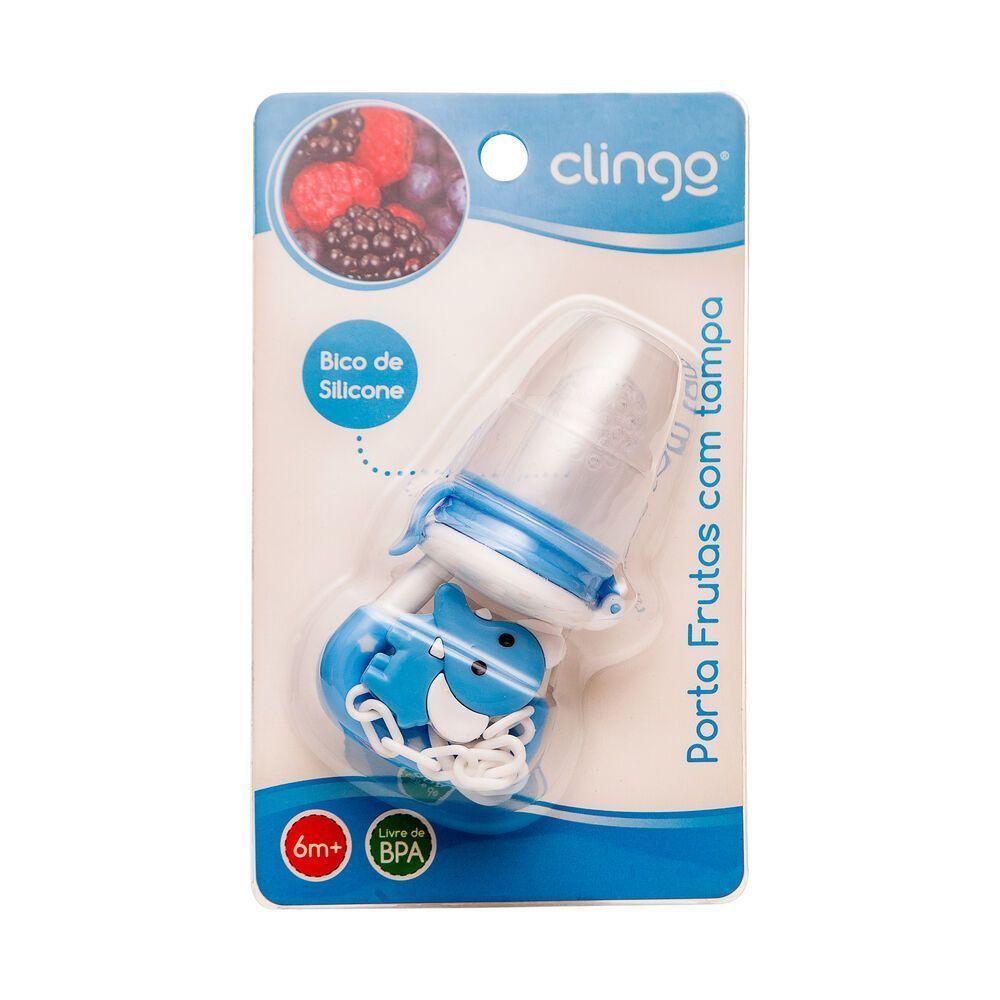 Porta Frutas Azul Com Chupeta - Acessório Ideal Para Bebês Na Introdução Alimentar - 5