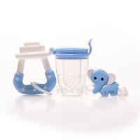 Porta Frutas Azul Com Chupeta - Acessório Ideal Para Bebês Na Introdução Alimentar - 6