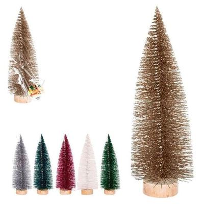 Pinheiro Decorativo Natalino Colorido 26cm - Alegria E Charme Para Seu Natal