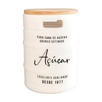 Banco Barril De Açúcar Com Tampo De Madeira Para Ambientes Externos Elegantes - 1