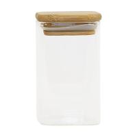 Pote De Vidro Hermético 250ml Com Tampa De Bambu - Armazenamento Estiloso E Prático - 2