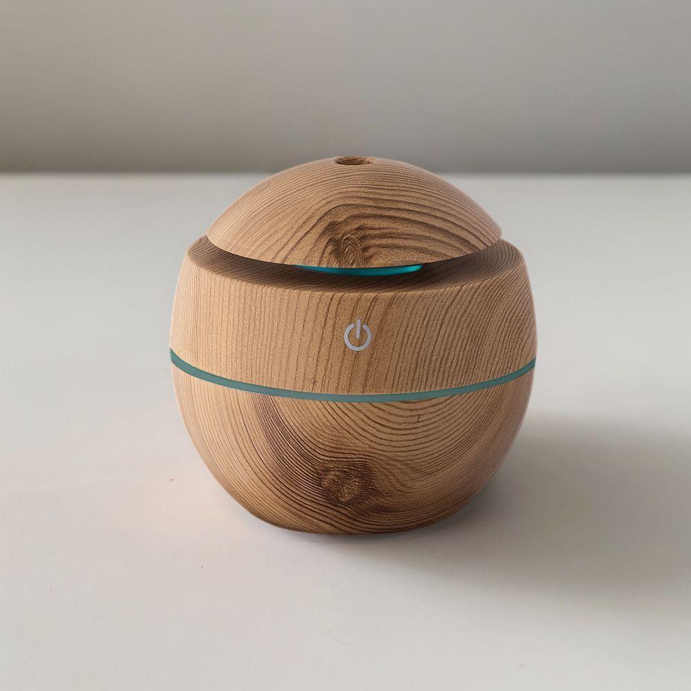 Umidificador E Difusor Elegante De óleos Essenciais Com Design Amadeirado - 1