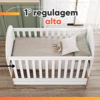 Berço Mini Cama 3 Em 1 Magia Branco / Madeirado - 7