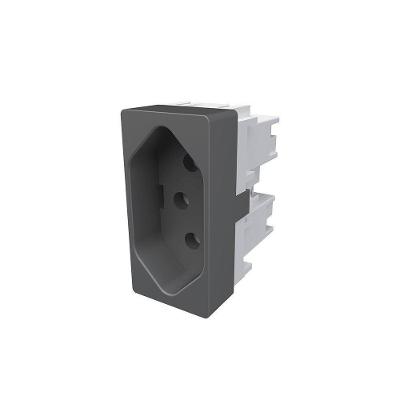 Módulo Tomada Fame Habitat Onix 2p+t 20a Onix