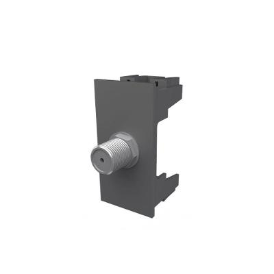 Módulo Tomada Antena De Tv Fame Habitat Onix Para Cabo Coaxial 75 Ohms Onix