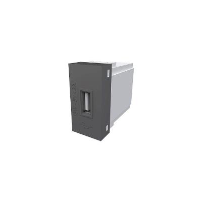 Módulo Tomada Usb Fame Habitat Onix 15w 5v 3a Bivolt Onix