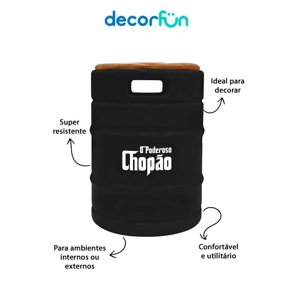 Banco Barril Elegante Para Decoração Externa ? Estilo E Conforto Para Seu Ambiente! - 6