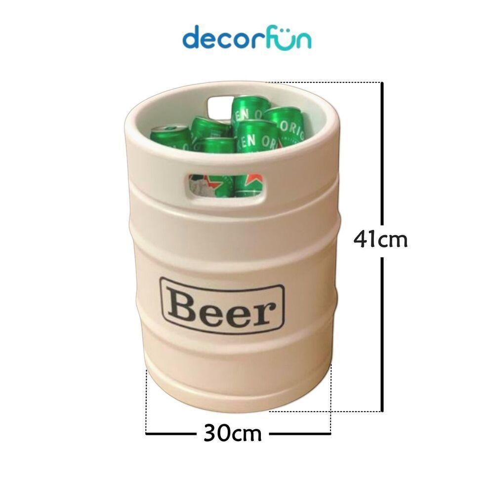 Banqueta Cooler Elegante Para Bebidas 28l Com Tampo De Madeira - Praticidade Para Festas E Eventos - 3