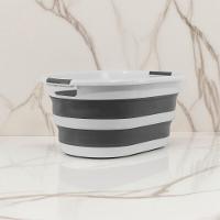 Cesto Retrátil Para Roupas 37l - Organização Prática E Elegante Para Sua Casa E Viagens - 5