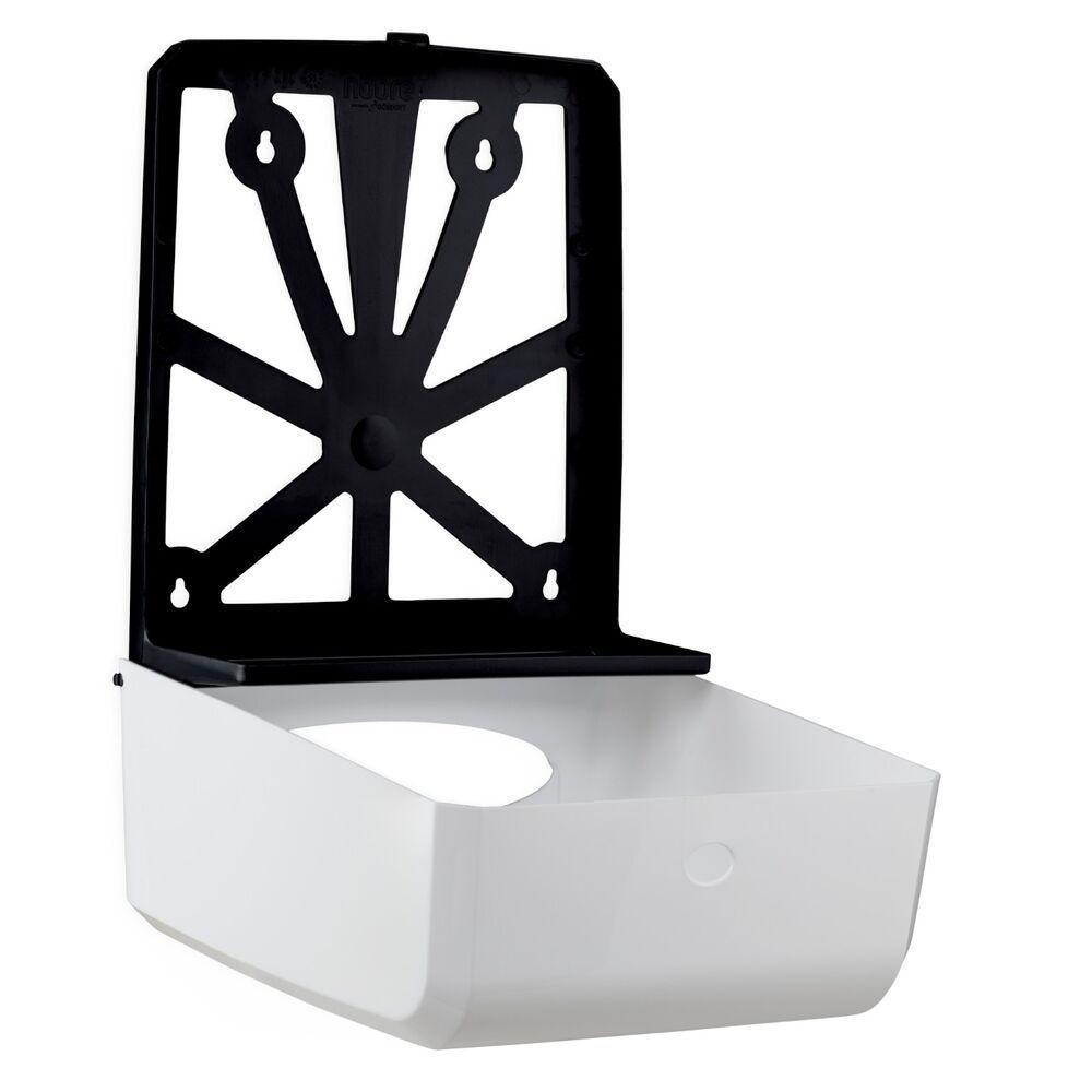 Dispenser De Toalhas 1-3d Preto E Branco - Elegância New Classic Para Banheiro E Cozinha - 3