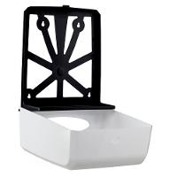 Dispenser De Toalhas 1-3d Preto E Branco - Elegância New Classic Para Banheiro E Cozinha - 3