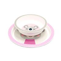 Conjunto Divertido De Prato E Tigela Coala Com Ventosa Para Pequenos Gourmet - 1