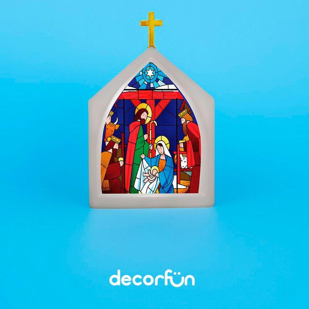 Luz De Natal Vitral: Iluminação Mágica Para Transformar Seus Momentos Festivos! - 3