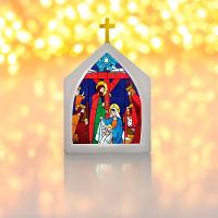 Luz De Natal Vitral: Iluminação Mágica Para Transformar Seus Momentos Festivos! - 5