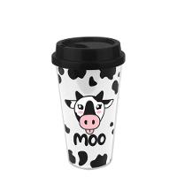 Copo Térmico Elegante - Moo Vaquinha Para Viagens E Lazer - 1