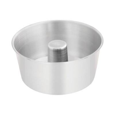 Forma Profissional De Alumínio Para Bolos E Pudins Com Furo Central - ø18cm